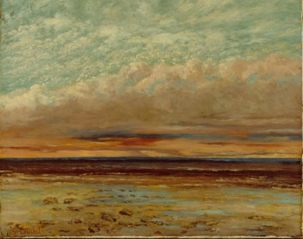 Spiaggia al tramonto - Staatsgalerie Stoccarda